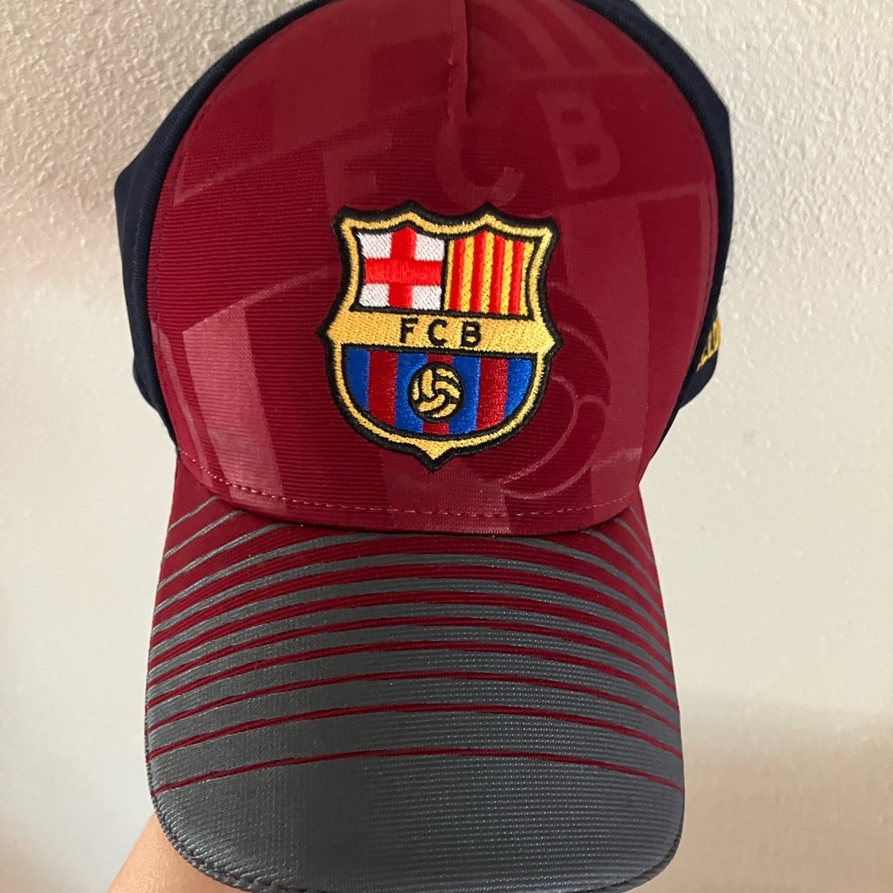 FCB Barcelona soccer futbol hat